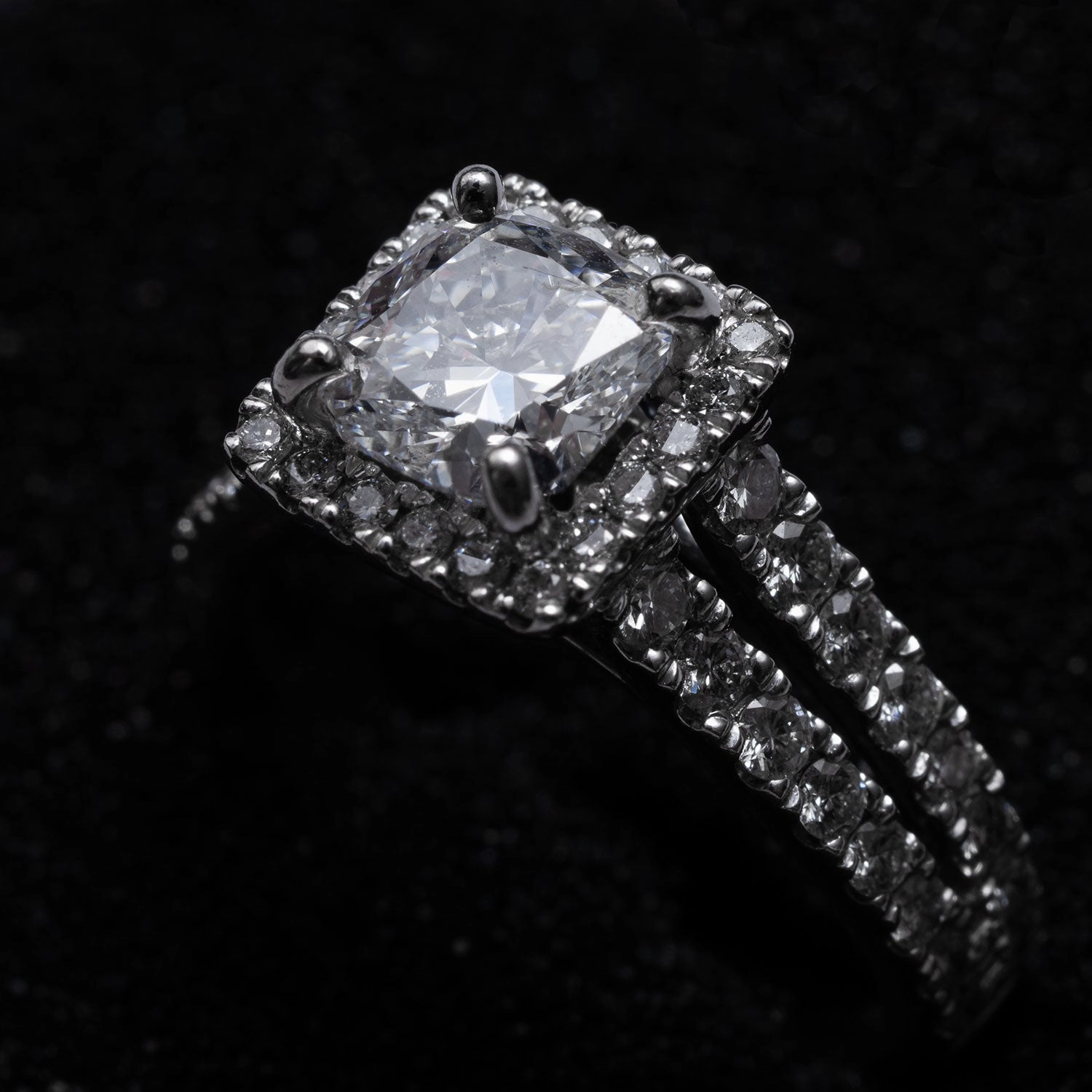 1.18 ct Diamond Whitegold Ring   VVS1
