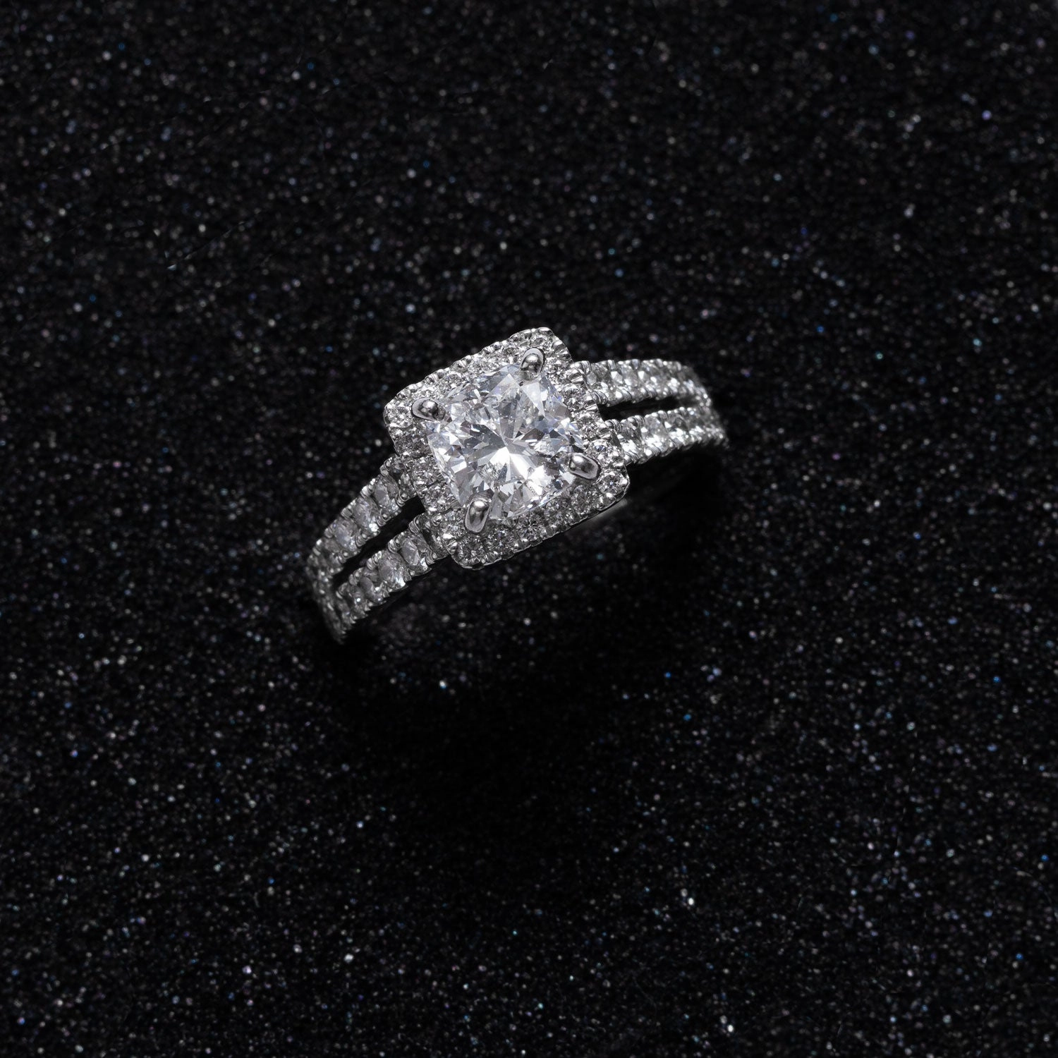 1.18 ct Diamond Whitegold Ring   VVS1