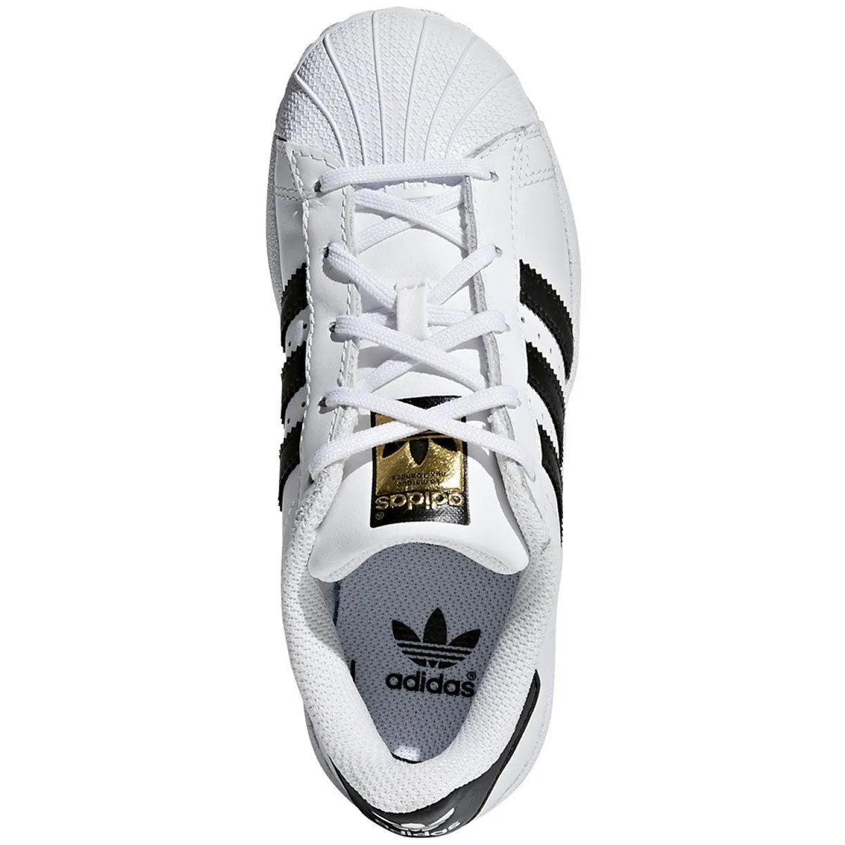 Adidas Jungen Superstar Foundation C Weiß/Schwarz