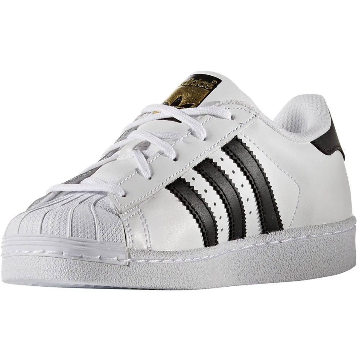 Adidas Jungen Superstar Foundation C Weiß/Schwarz