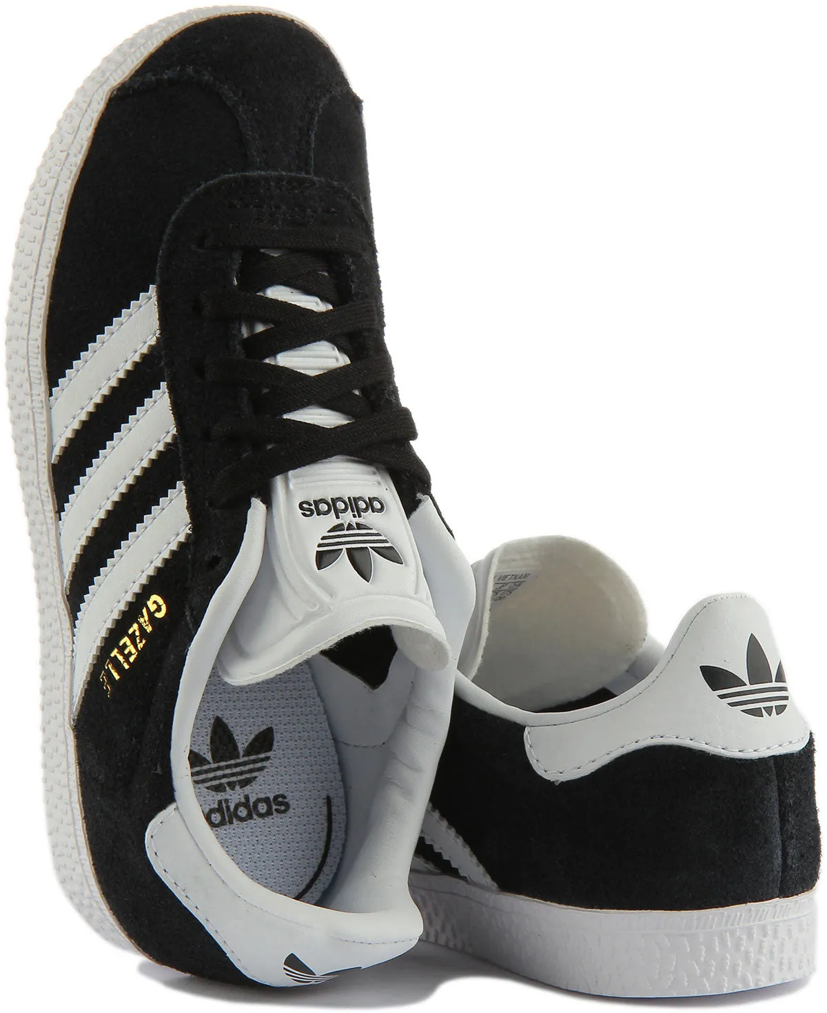 Adidas Gazelle C In Schwarz Weiß Für Kinderschuhe Adidas