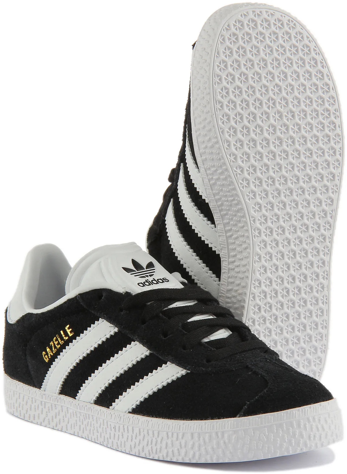 Adidas Gazelle C In Schwarz Weiß Für Kinderschuhe Adidas