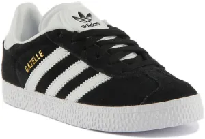 Adidas Gazelle C In Schwarz Weiß Für Kinderschuhe Adidas