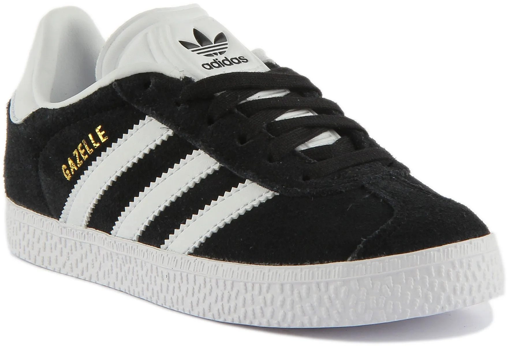 Adidas Gazelle C In Schwarz Weiß Für Kinderschuhe Adidas