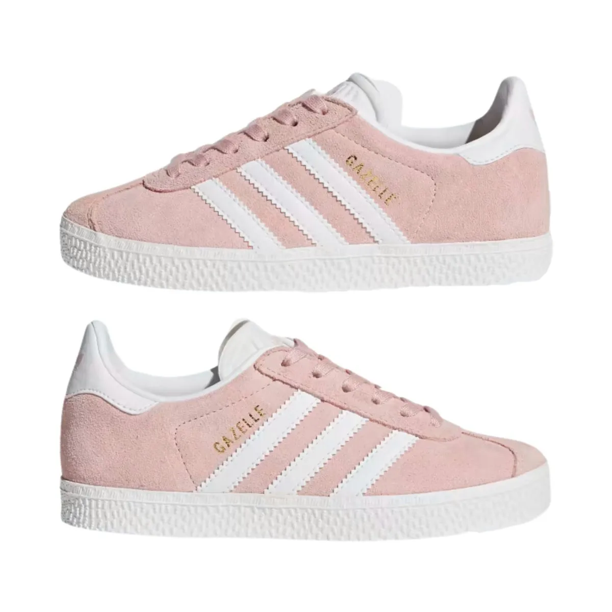 Adidas Mädchen (Vorschulalter) Gazelle Eisrosa/Wolkenweiß/Gold Metallic
