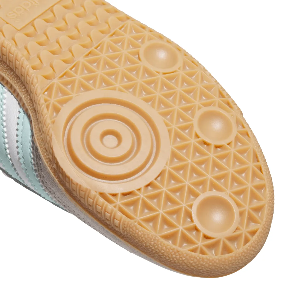 Adidas Kinderschuhe (Schulalter) Samba OG Wolkenweiß/Halbblasses Aqua/Gummi