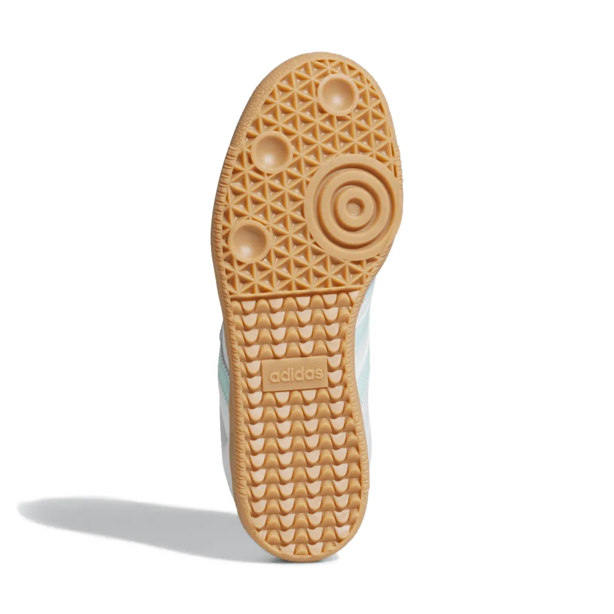 Adidas Kinderschuhe (Schulalter) Samba OG Wolkenweiß/Halbblasses Aqua/Gummi
