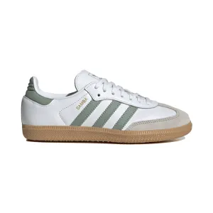 Adidas Kinderschuhe (Grundschule) Samba OG Wolkenweiß/Silbergrün/Gummi