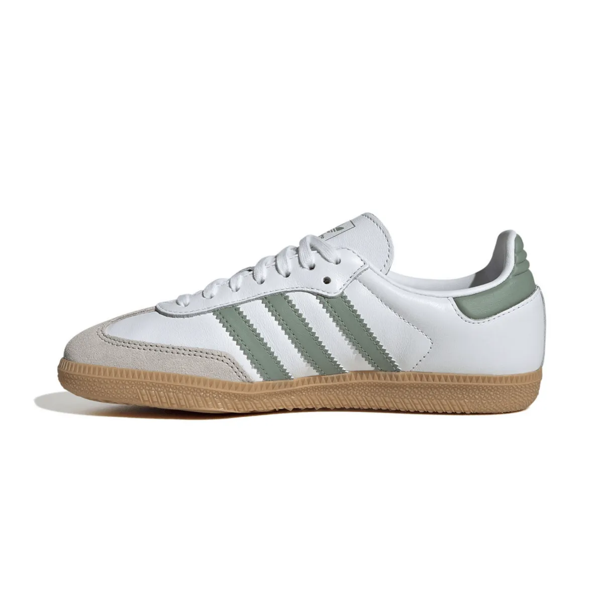 Adidas Kinderschuhe (Grundschule) Samba OG Wolkenweiß/Silbergrün/Gummi