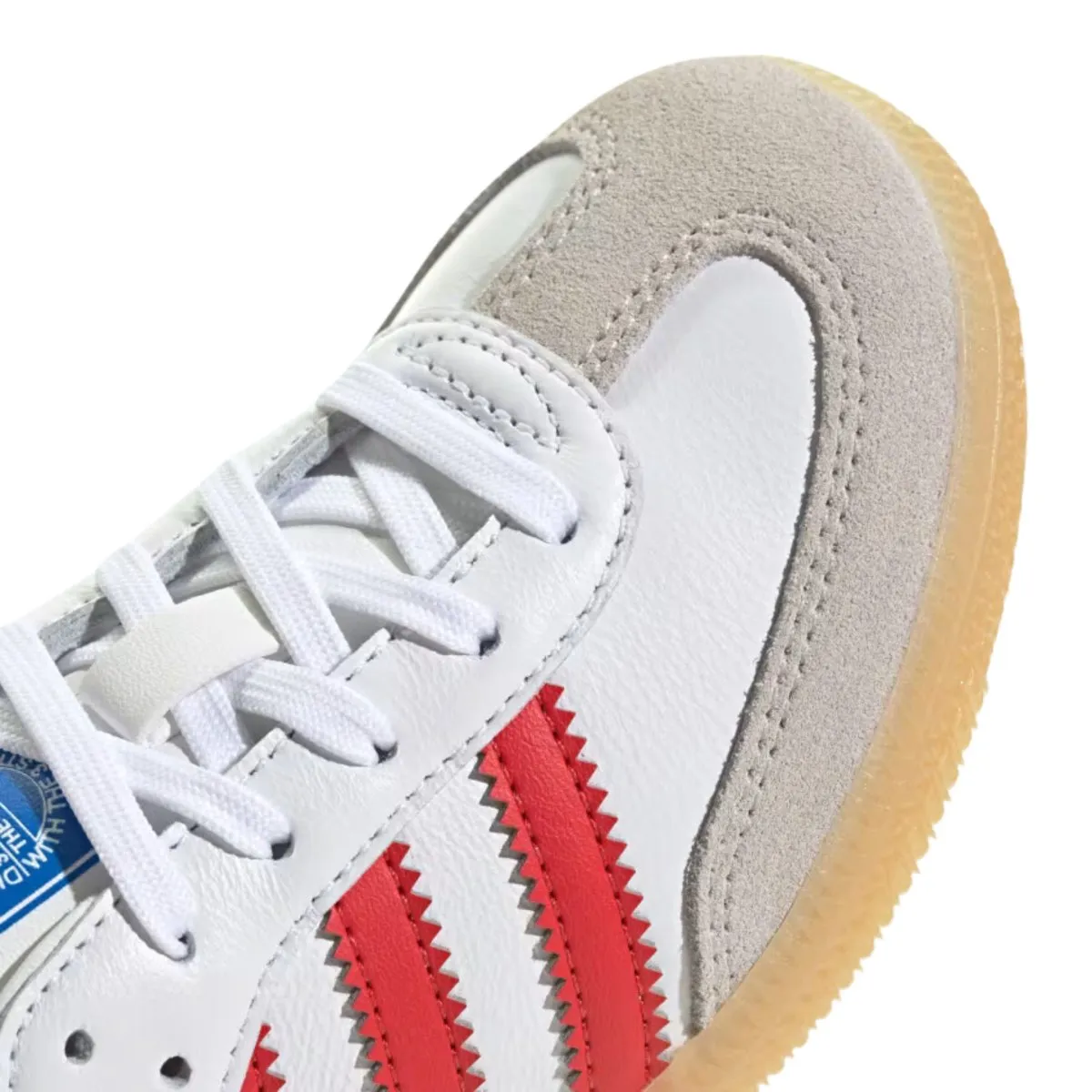 Adidas Kinder (Vorschule) Samba OG Wolkenweiß/College-Rot/Gummi