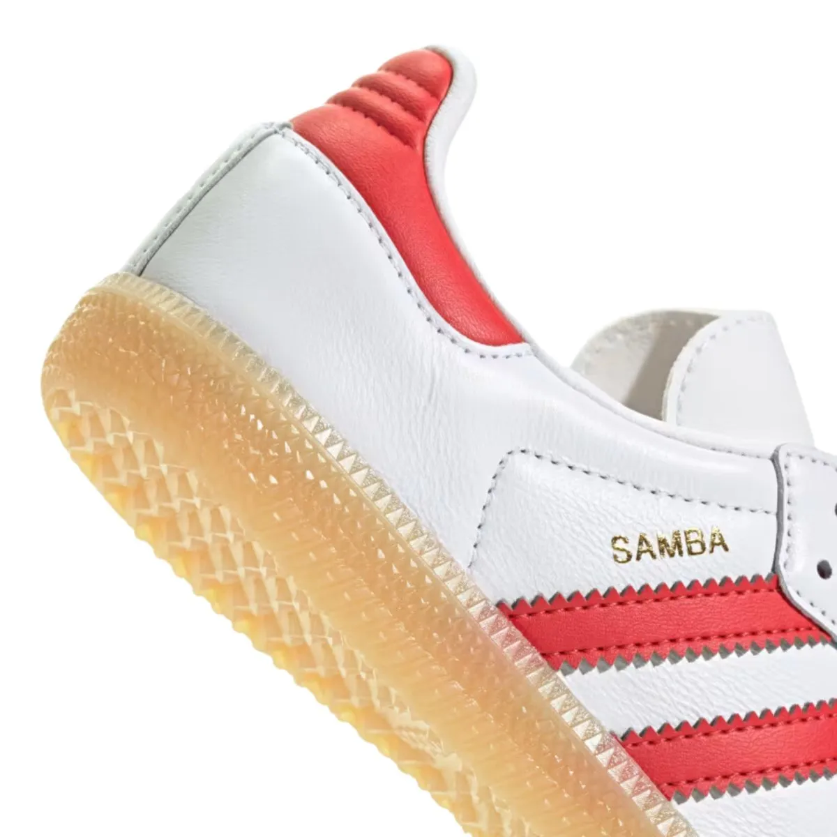 Adidas Kinder (Vorschule) Samba OG Wolkenweiß/College-Rot/Gummi