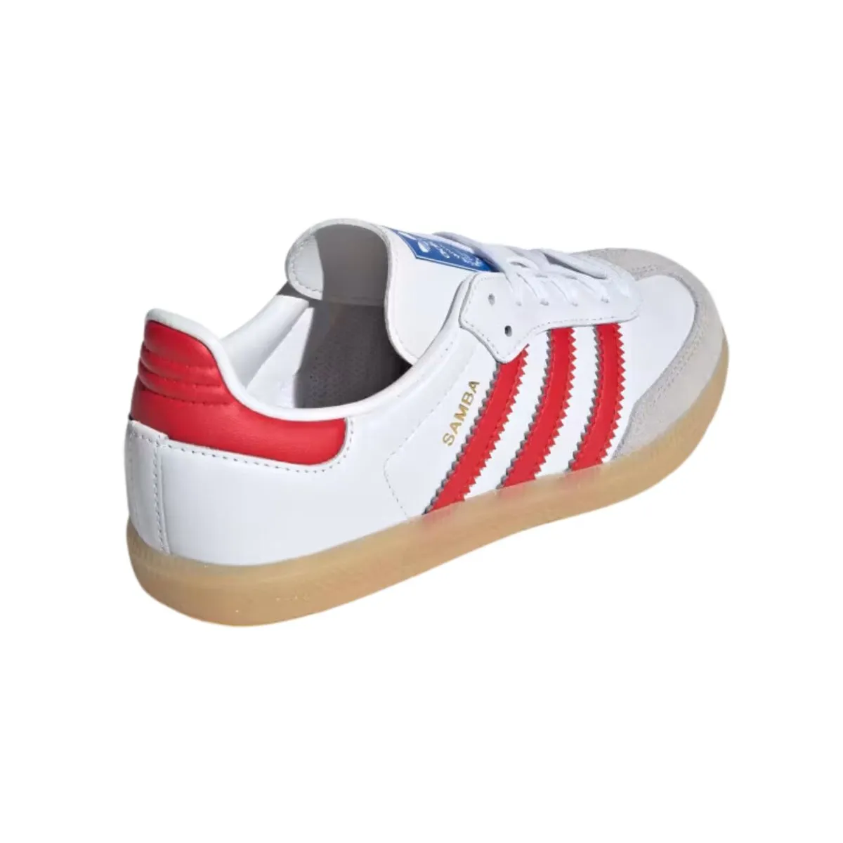 Adidas Kinder (Vorschule) Samba OG Wolkenweiß/College-Rot/Gummi