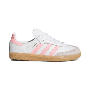 Adidas Kinder (Vorschule) Samba OG Wolkenweiß/Halbrosa Glitzer/Gummi