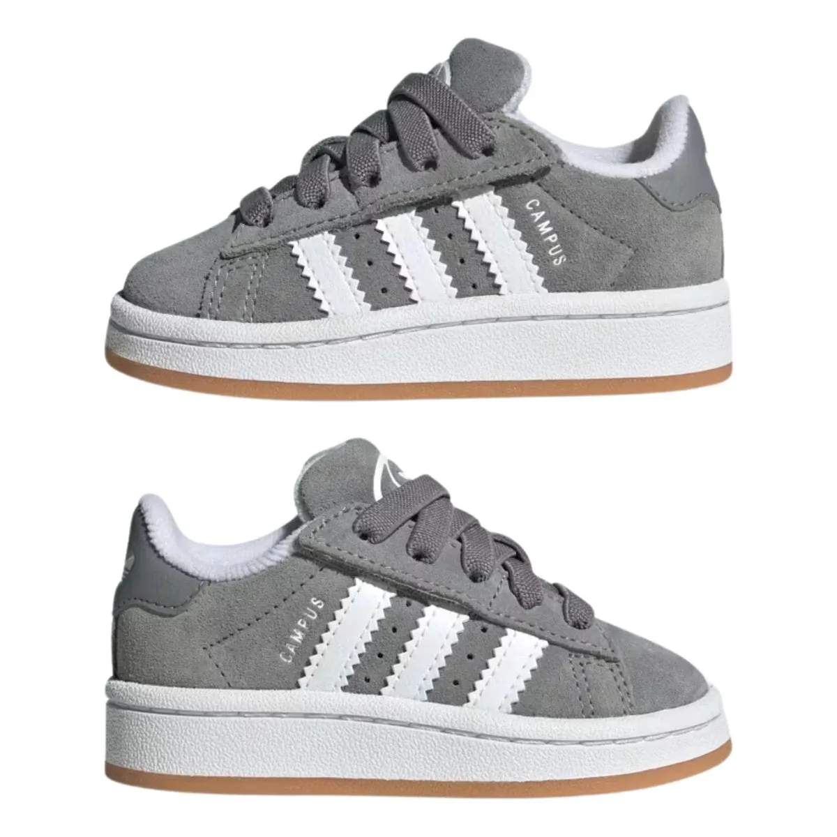 Adidas Kleinkind-Campus 00s Grau Drei/Wolkenweiß/Gummi