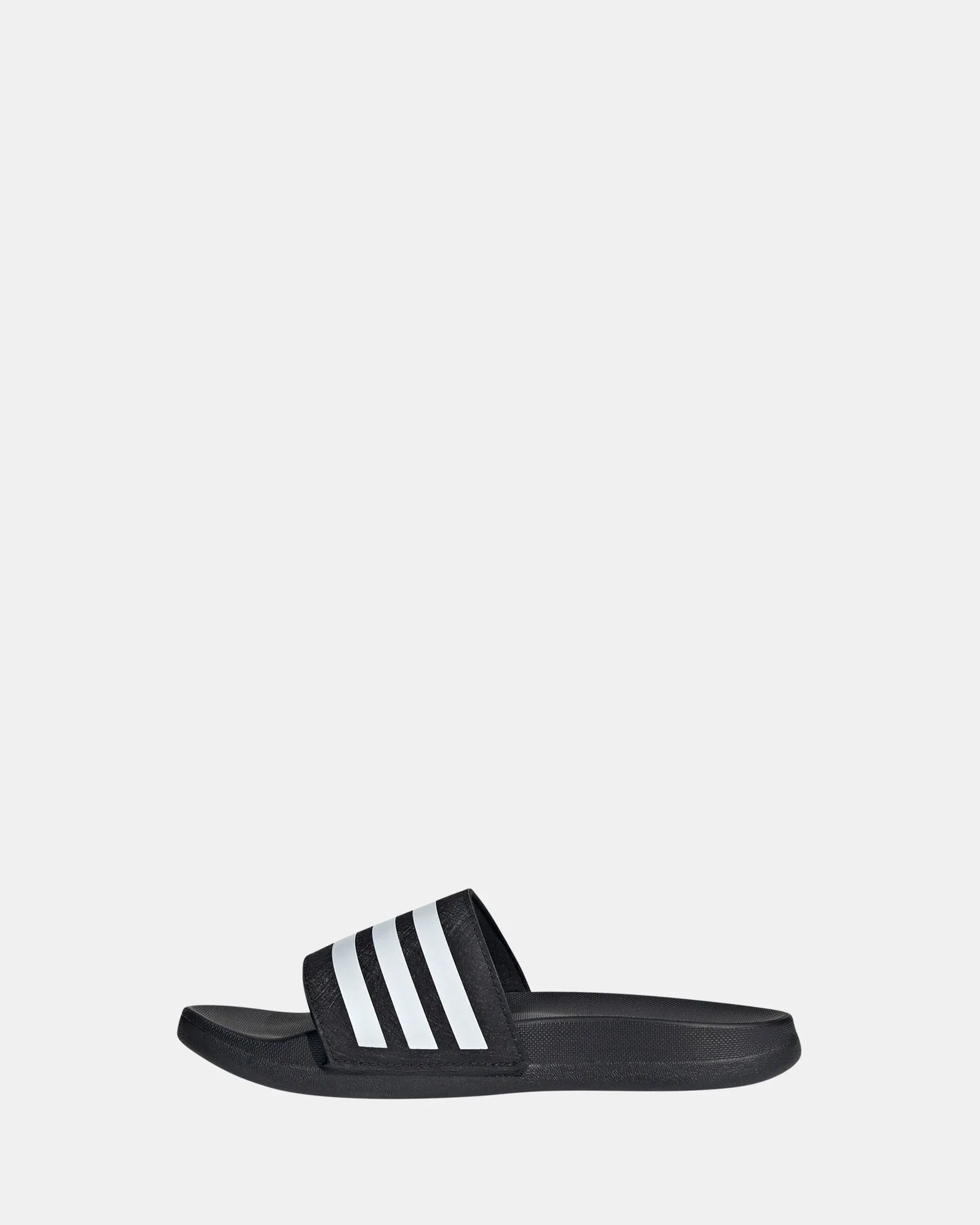 Adilette Comfort Strip K B Schwarz/Weiß