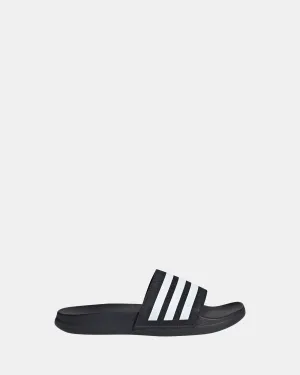 Adilette Comfort Strip K B Schwarz/Weiß