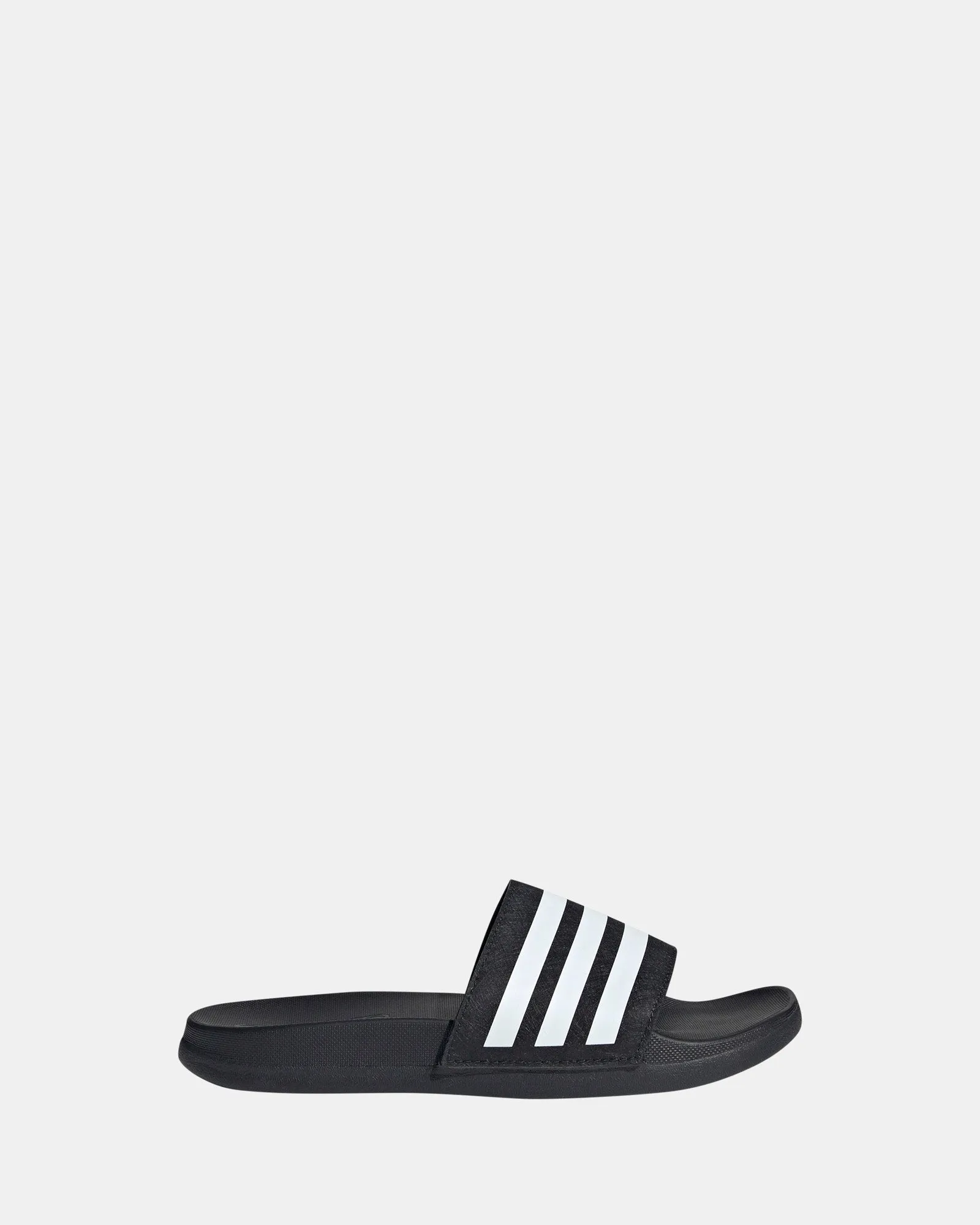 Adilette Comfort Strip K B Schwarz/Weiß