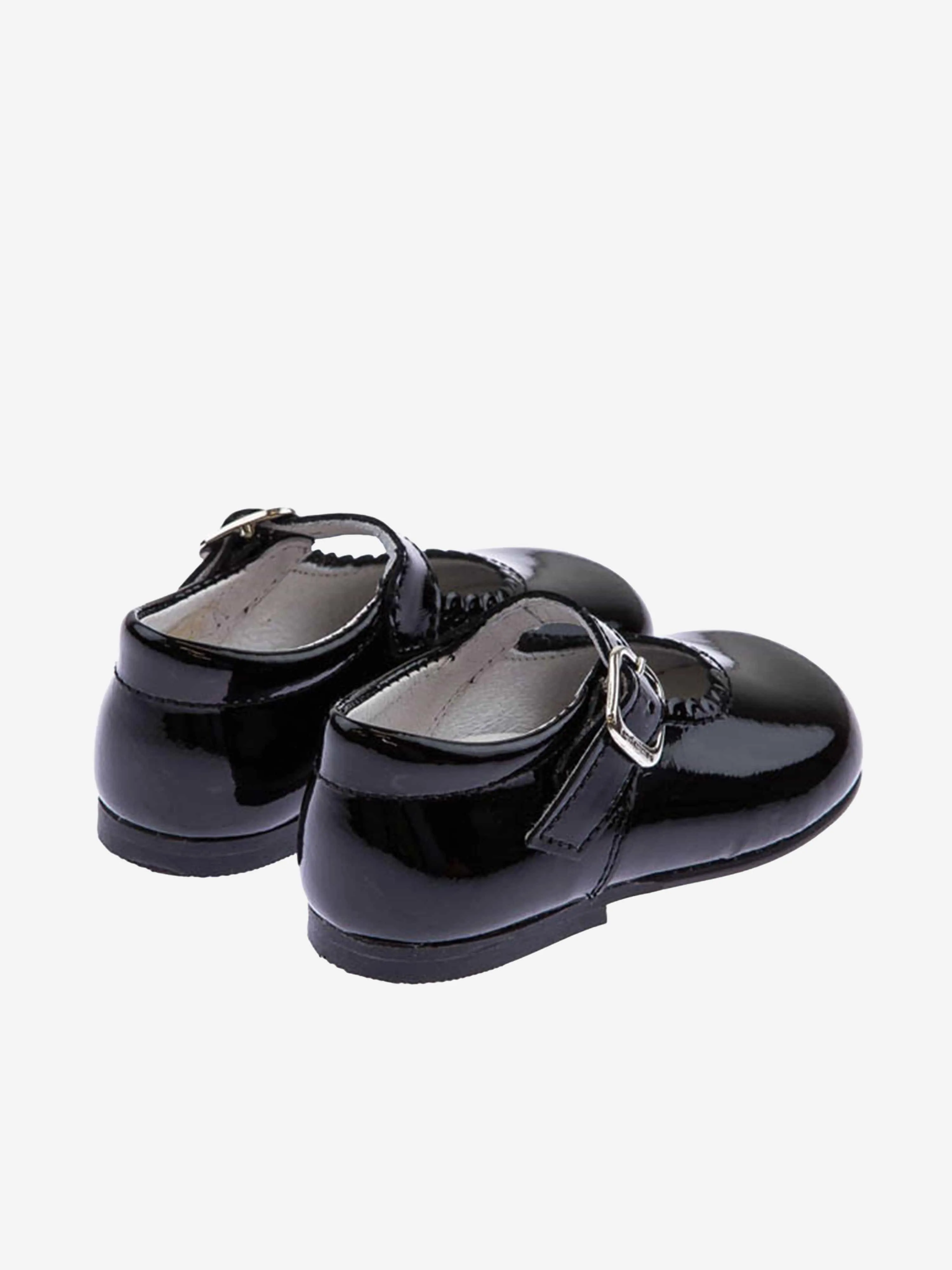 Andanines Mädchen Lack-Mary-Jane-Schuhe in Schwarz