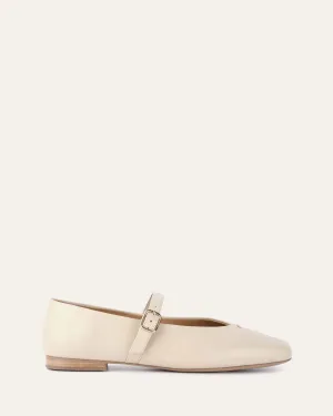 APRIL CASUAL FLATS SAND LEDER