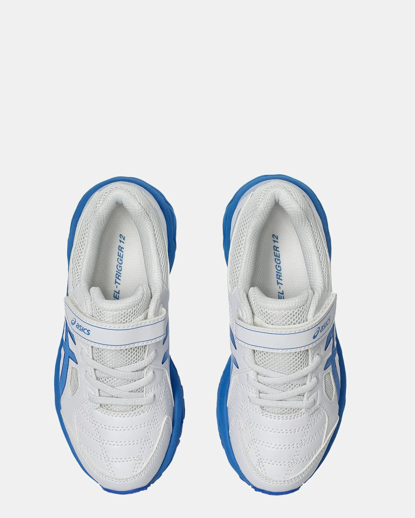Asics Kinder Schuhe Gel-Trigger 12 Tx Vorschule Weiß/Blau Coast