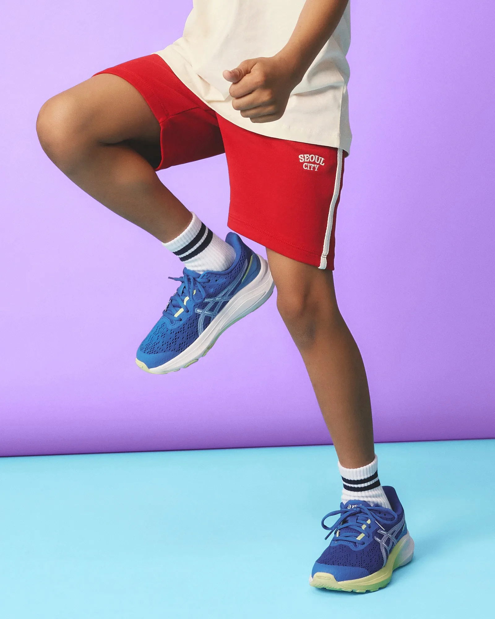 Asics Kinder Schuhe GT-1000 13 Grundschule Illusion Blau/Weiß