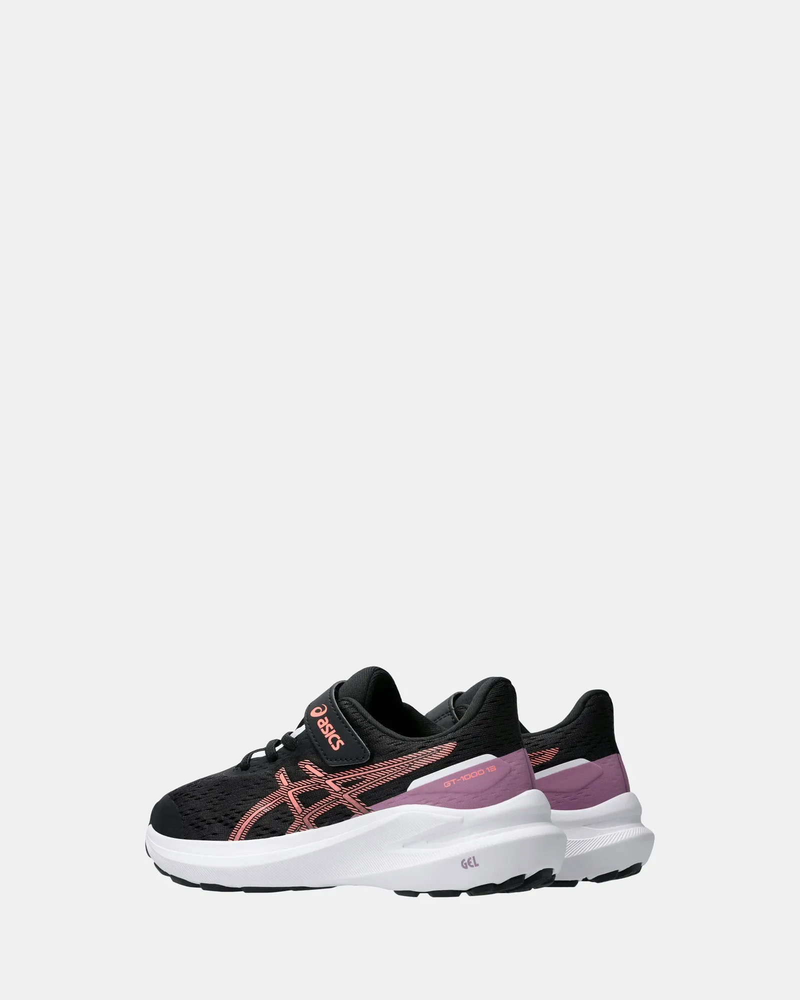 Asics Kinder Schuhe GT-1000 13 Vorschule Schwarz/Sonnenkoralle