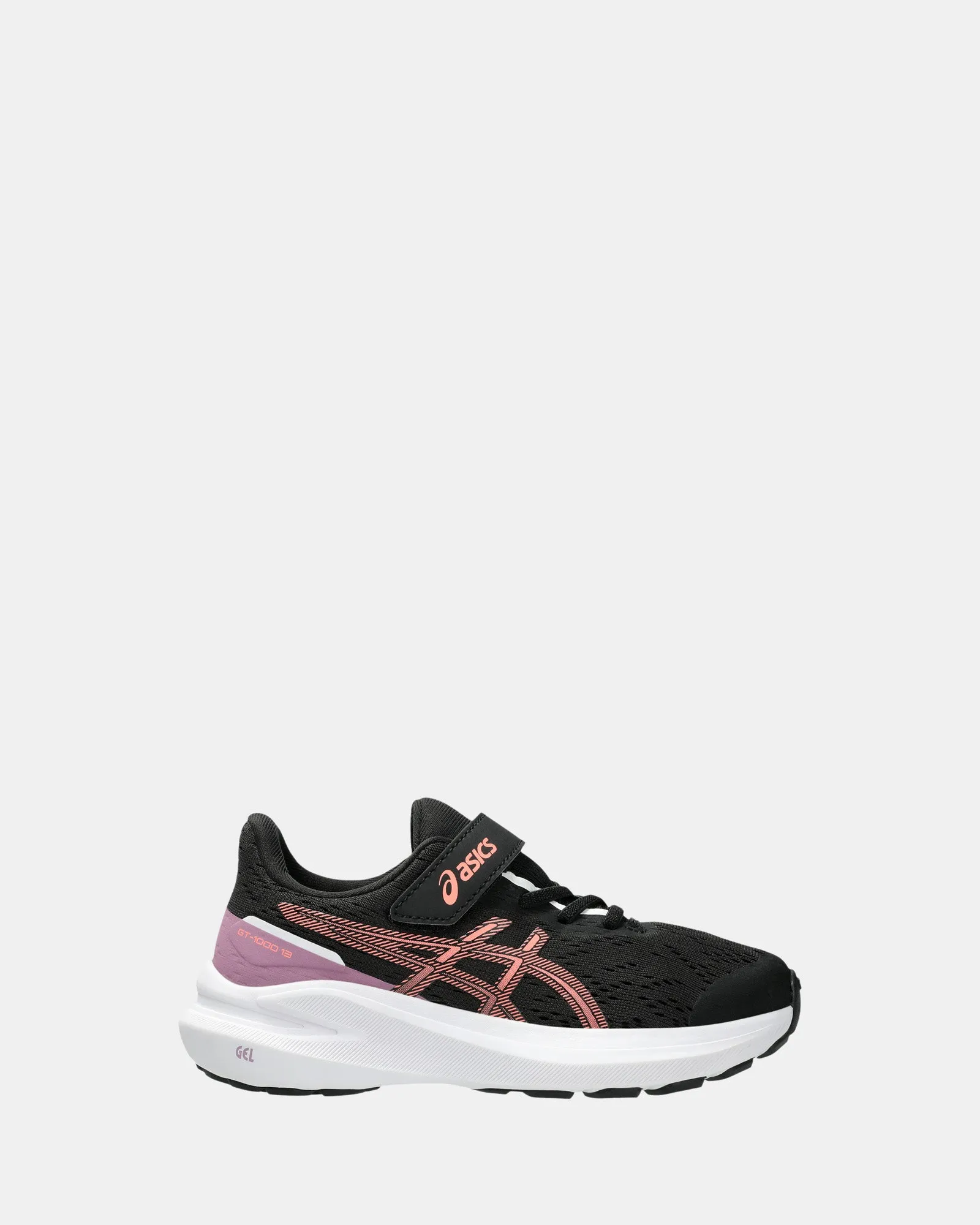 Asics Kinder Schuhe GT-1000 13 Vorschule Schwarz/Sonnenkoralle