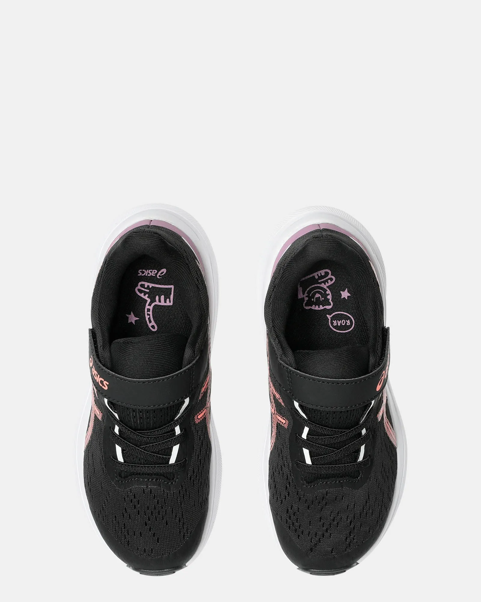 Asics Kinder Schuhe GT-1000 13 Vorschule Schwarz/Sonnenkoralle