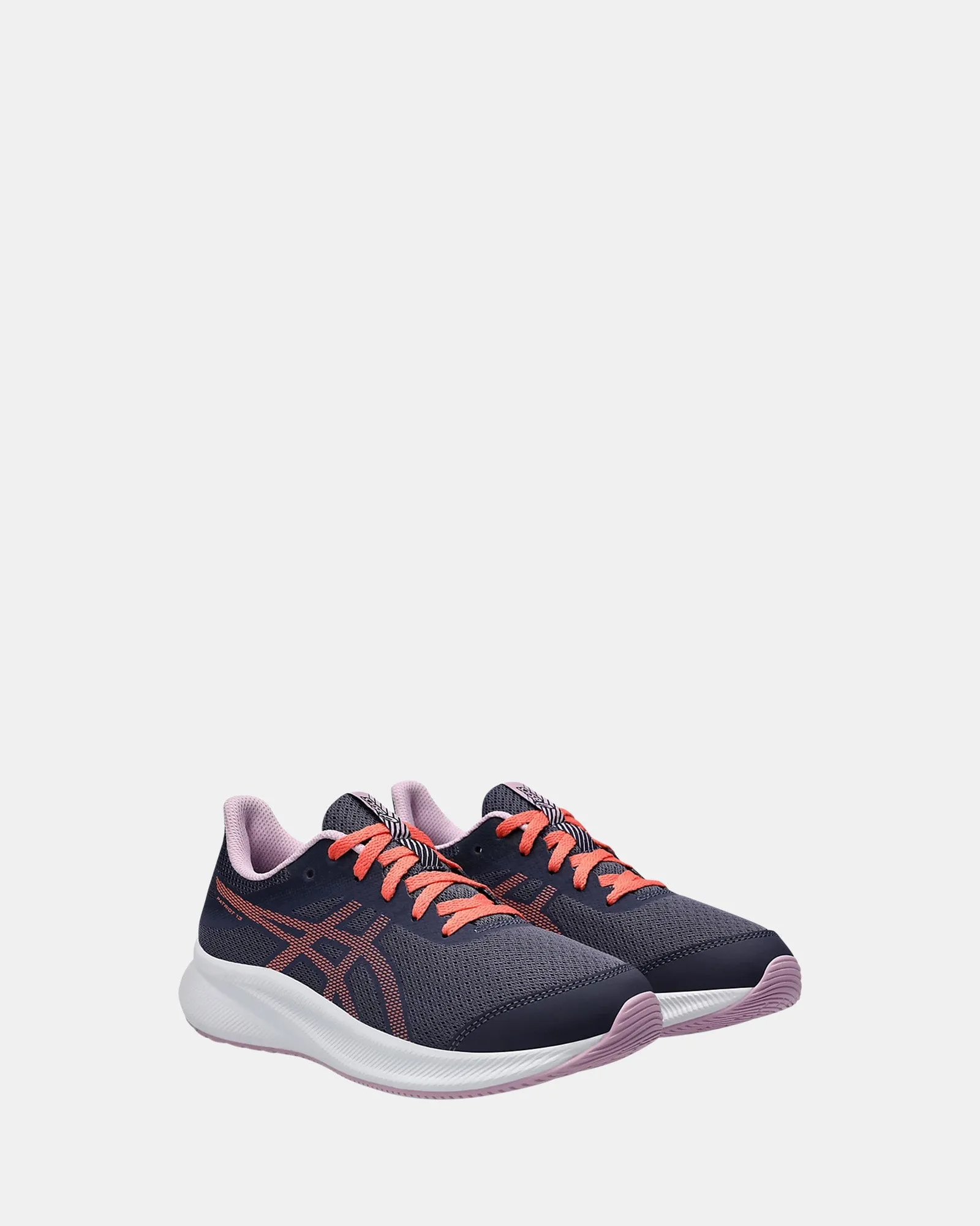 Asics Kinderschuhe Patriot 13 Grundschule Indigo Nebel/Papaya