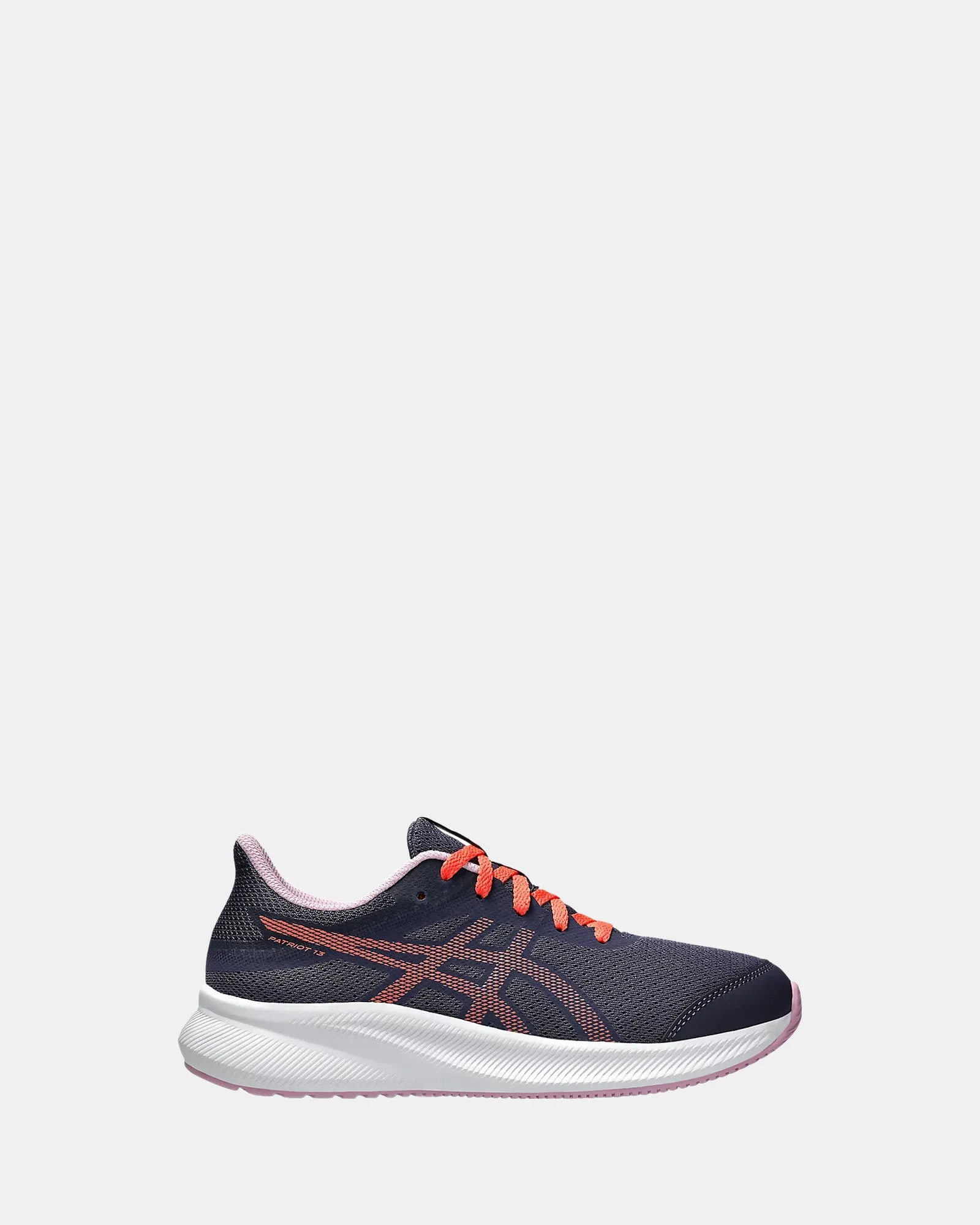 Asics Kinderschuhe Patriot 13 Grundschule Indigo Nebel/Papaya