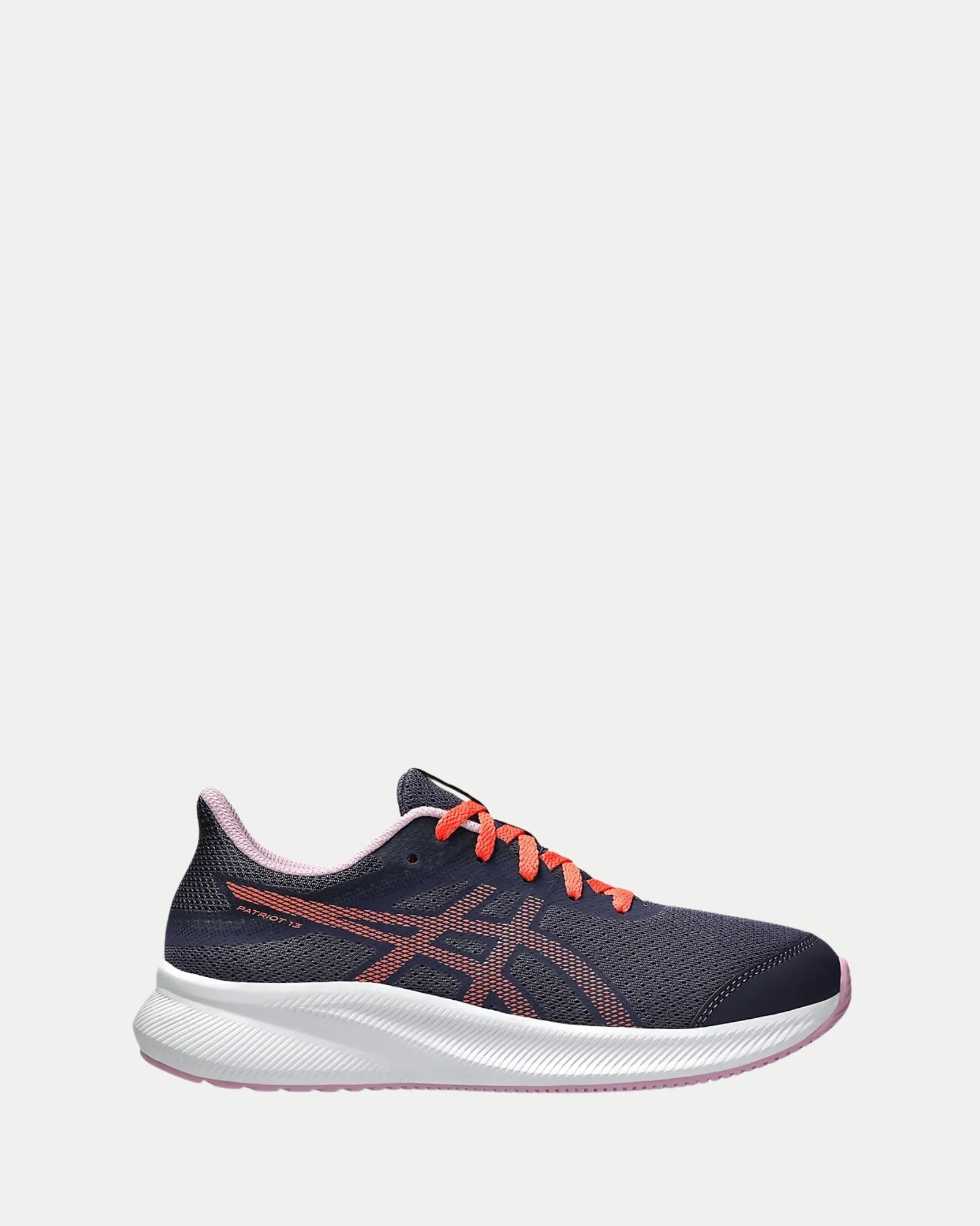 Asics Kinderschuhe Patriot 13 Grundschule Indigo Nebel/Papaya