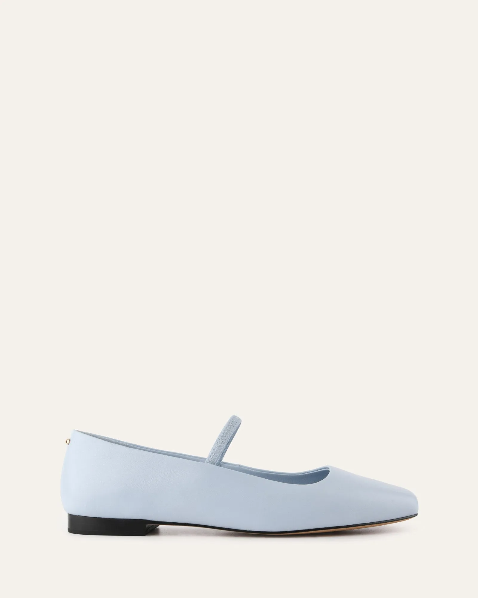 AVERY CASUAL FLATS NEBELBLAU LEDER