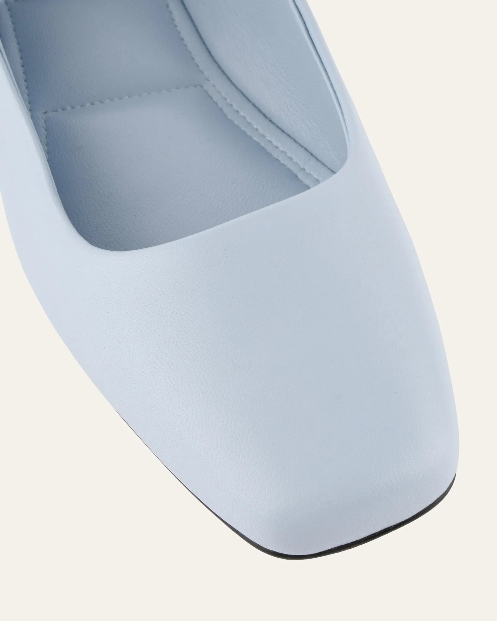 AVERY CASUAL FLATS NEBELBLAU LEDER