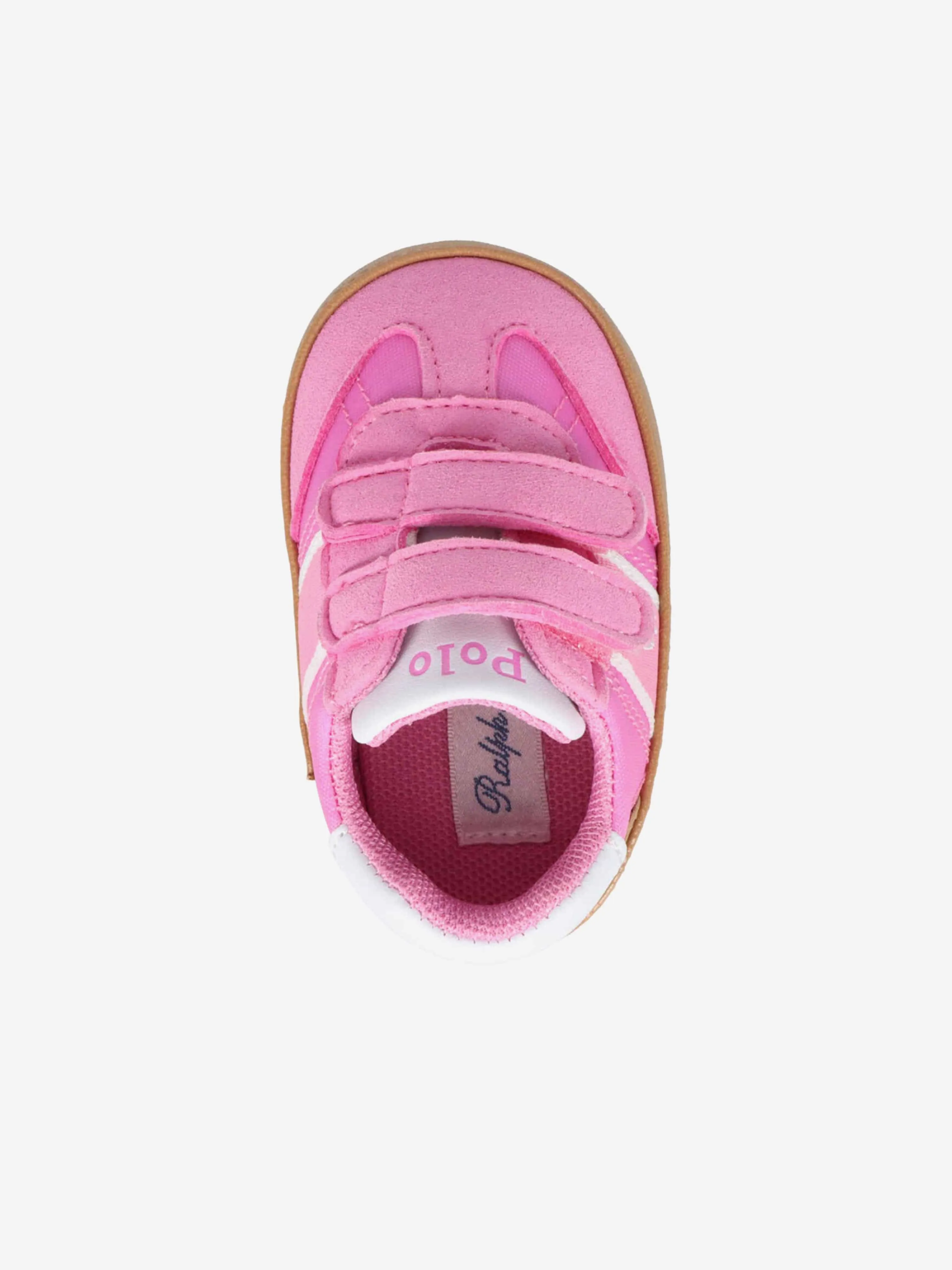 Baby Girls Heritage Court III T-Toe EZ Trainers in Rosa