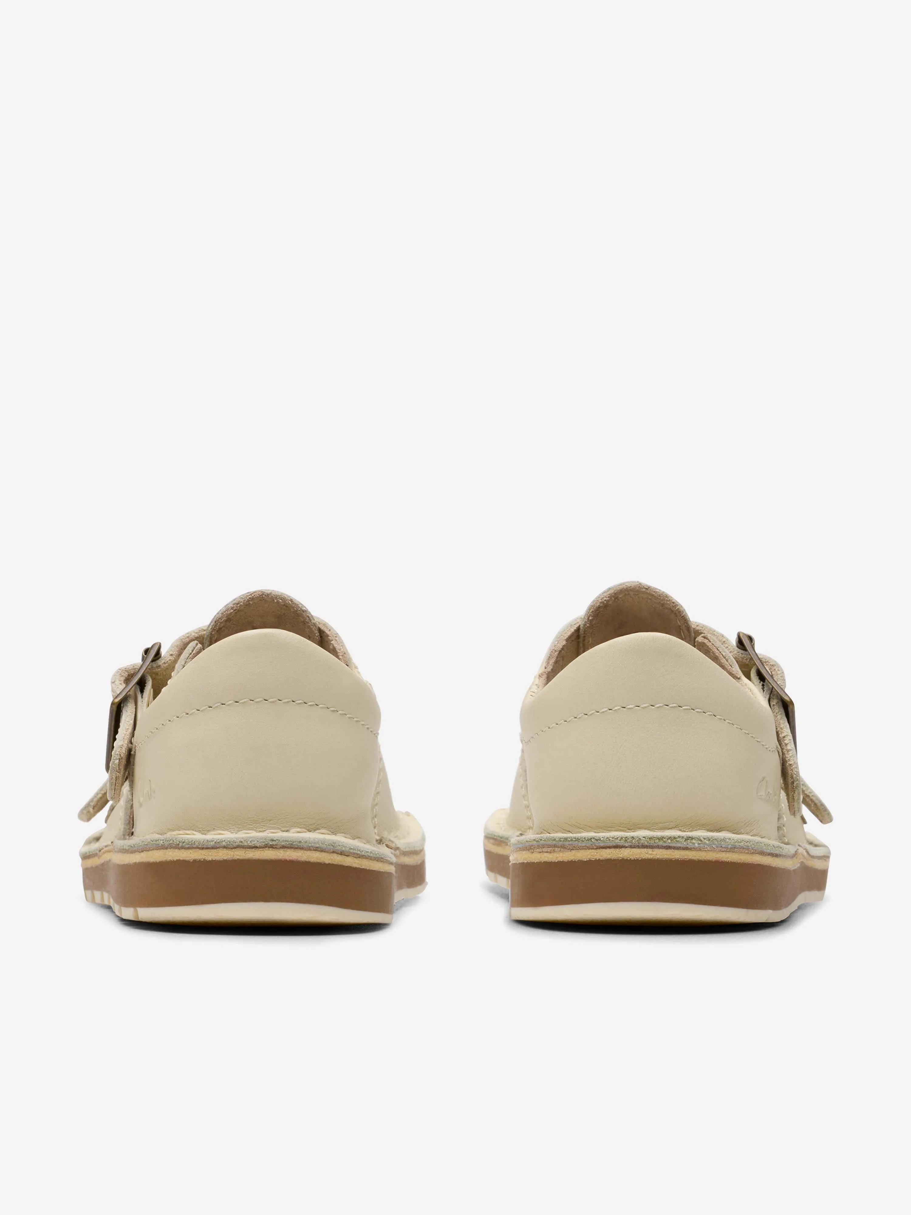 Weiße Lederspiel-Sonnenriff-Sandalen für Baby-Mädchen