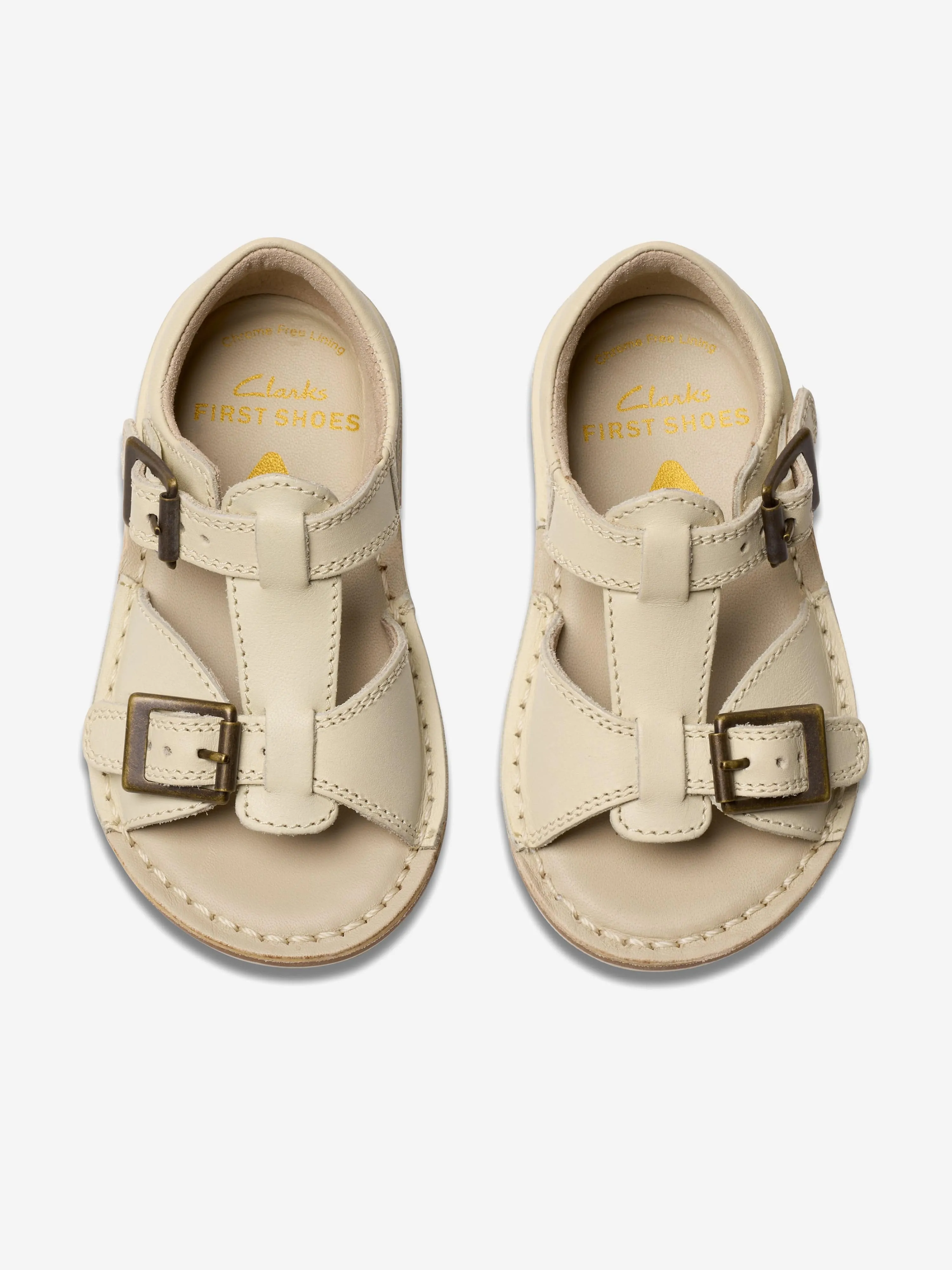 Weiße Lederspiel-Sonnenriff-Sandalen für Baby-Mädchen