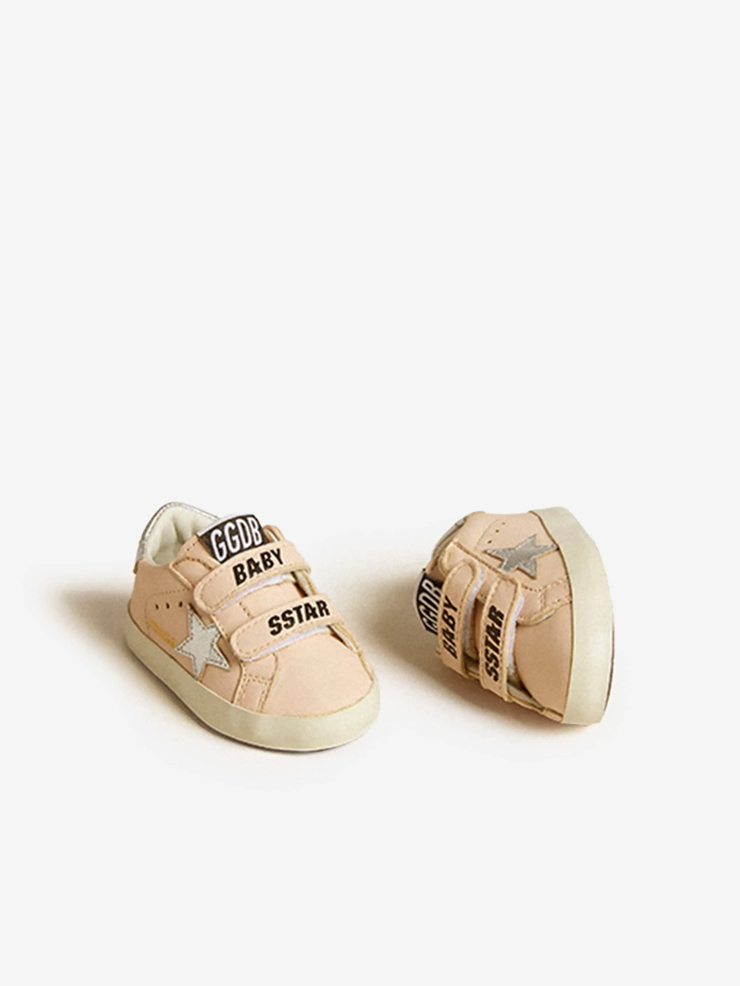 Rosa Lederschulschuhe für Mädchen
