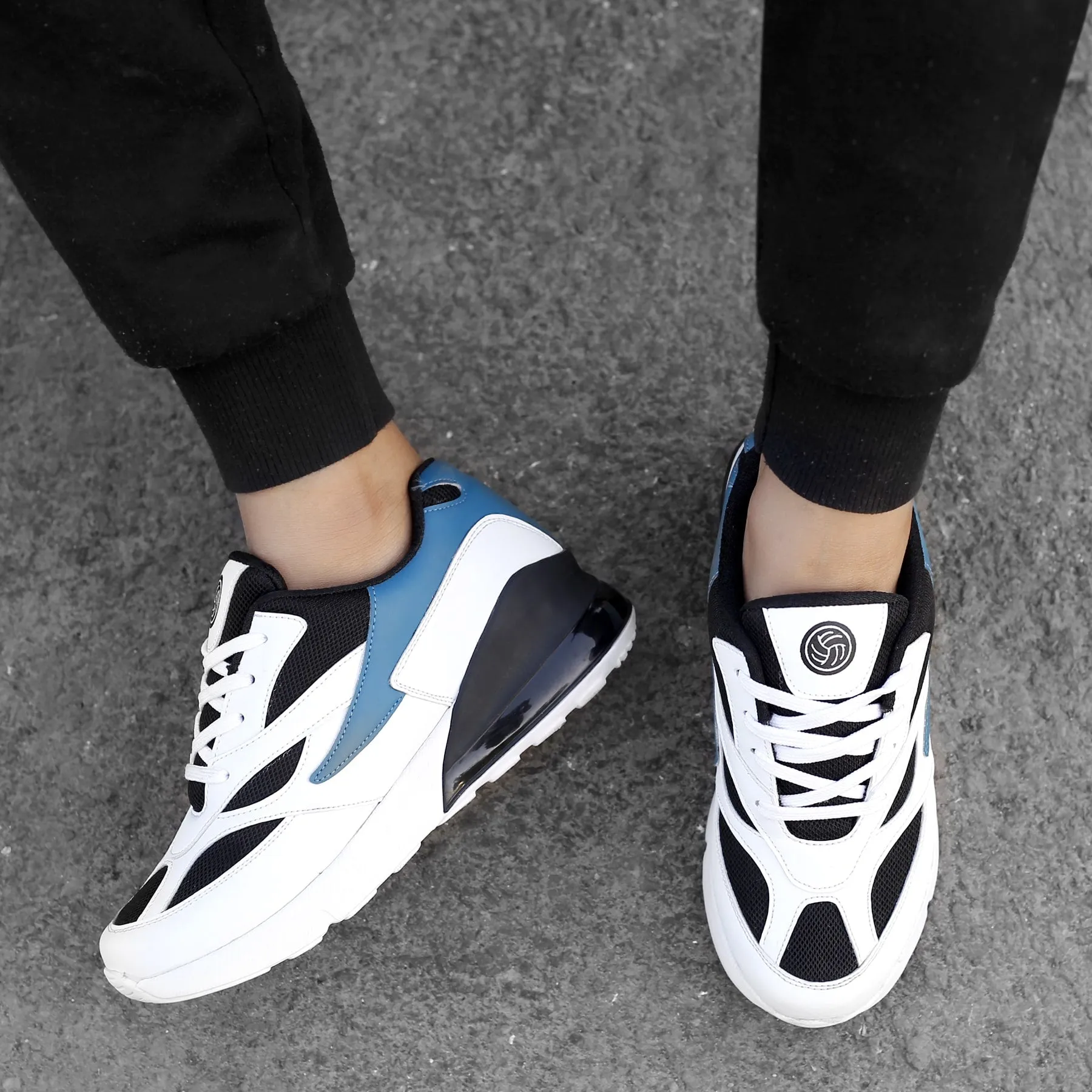 Bacca Bucci Jungen oder Mädchen urbane retro Blocked Mode Sneaker zum Laufen, Laufen, Feiern & Spaß (Alter: 8 bis 12 Jahre)