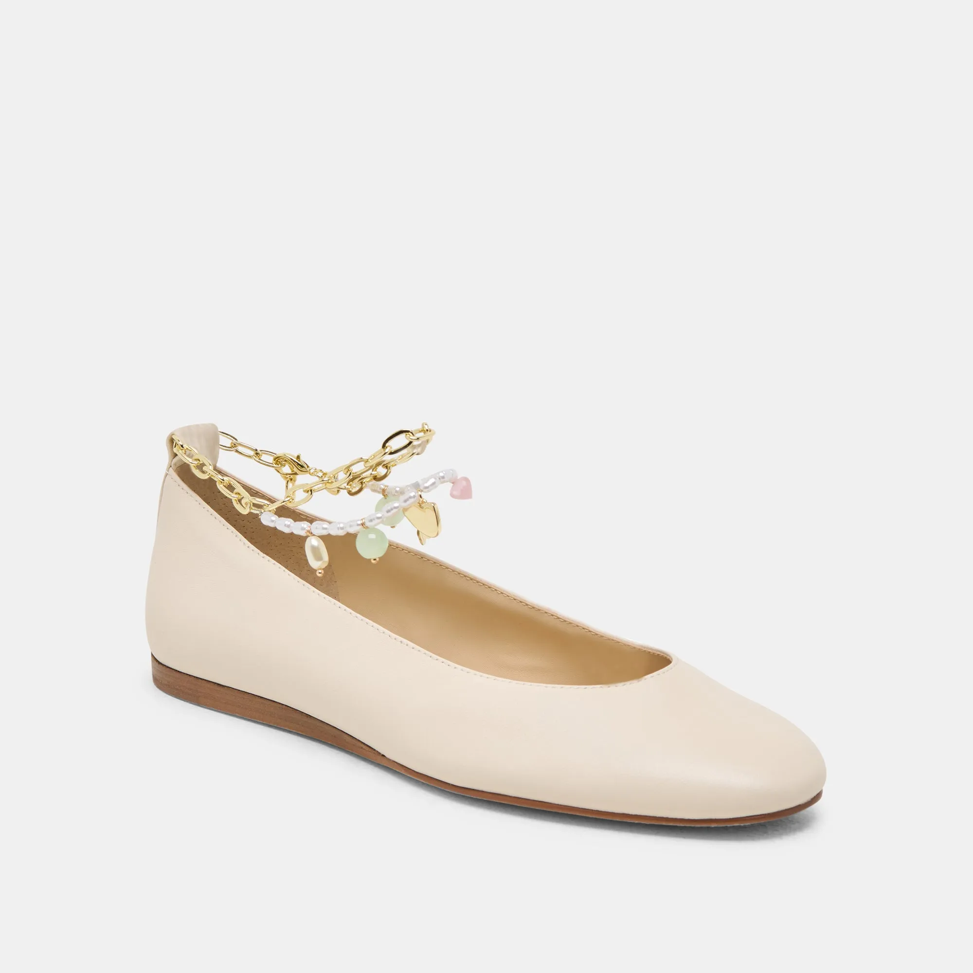BAIDEN BALLET FLATS KNOCHENLEDER