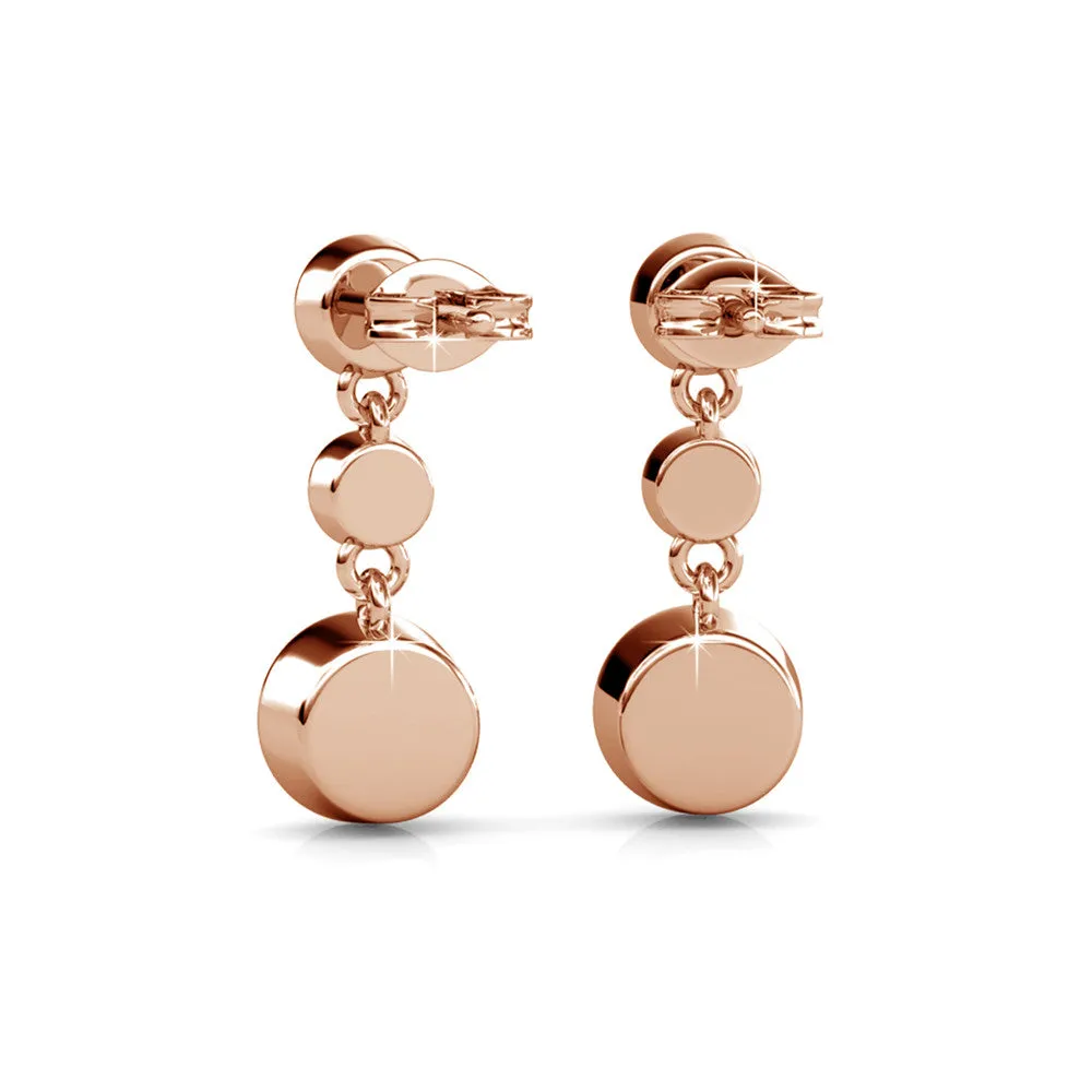 Bailey 18k Weißgold plattierte Tropfen-Ohrstecker mit Swarovski-Kristallen — Endgültiger Verkauf