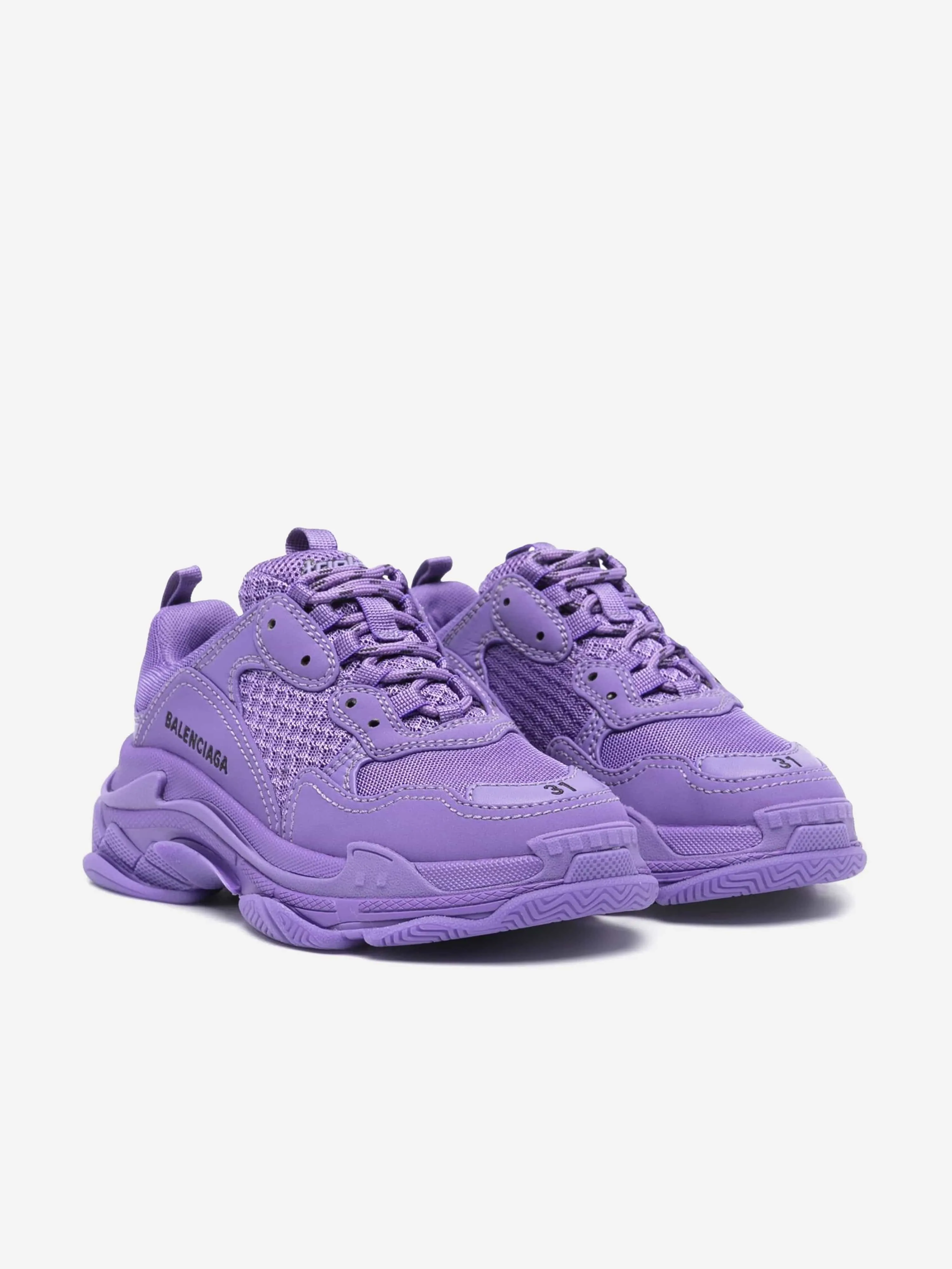 Balenciaga Kids Triple S Turnschuhe in Lila