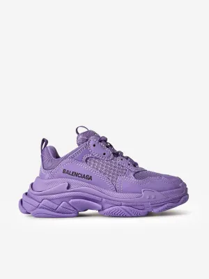 Balenciaga Kids Triple S Turnschuhe in Lila
