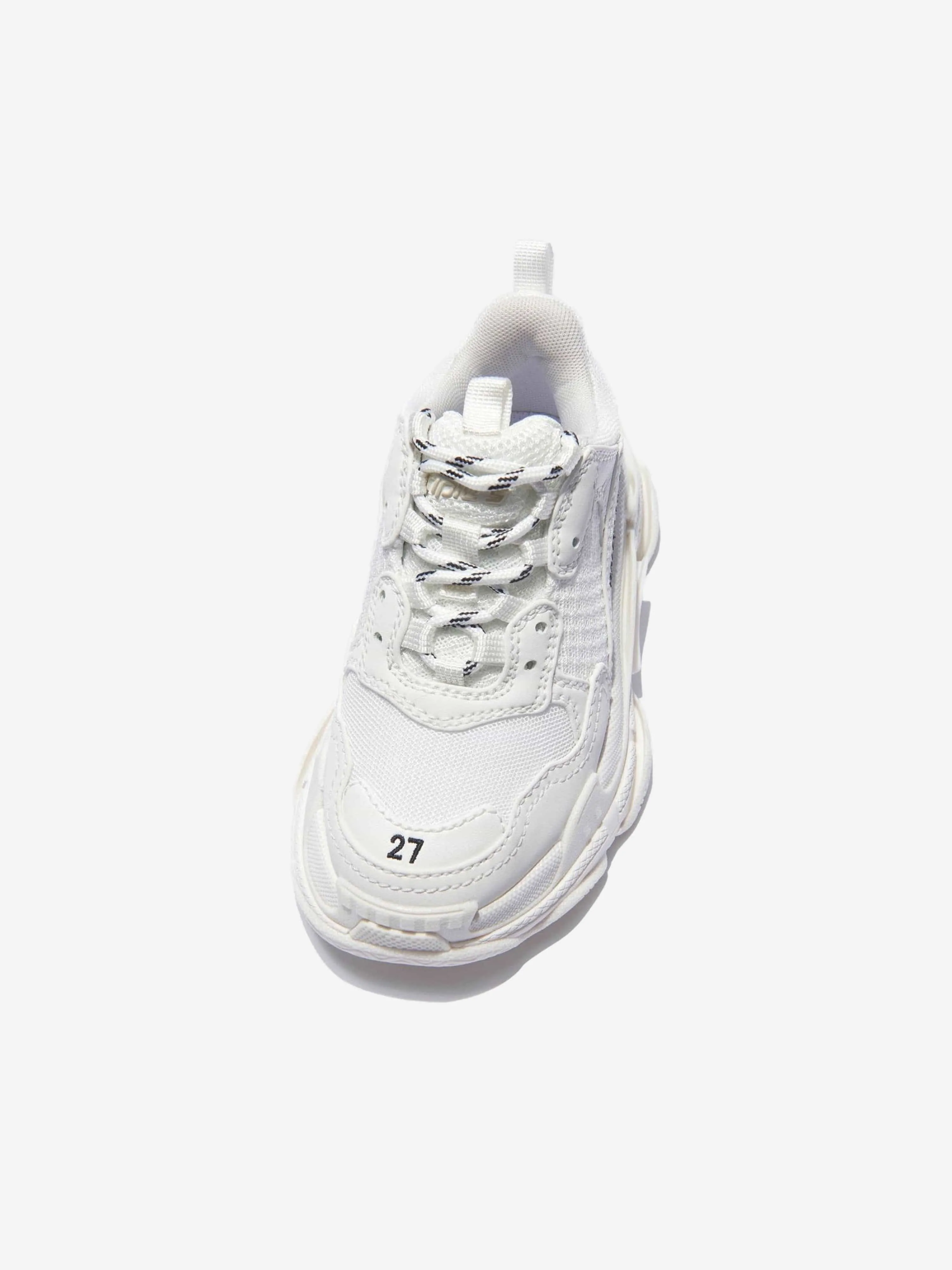 Balenciaga Kids Triple S Turnschuhe in Weiß