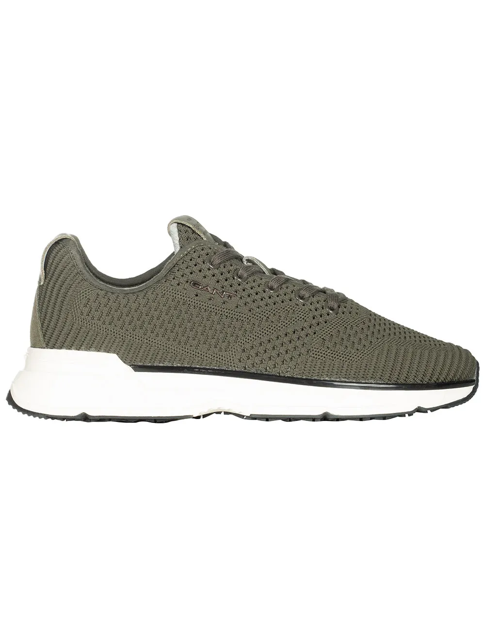 Beeker Gestrickter Sneaker Efeugrün