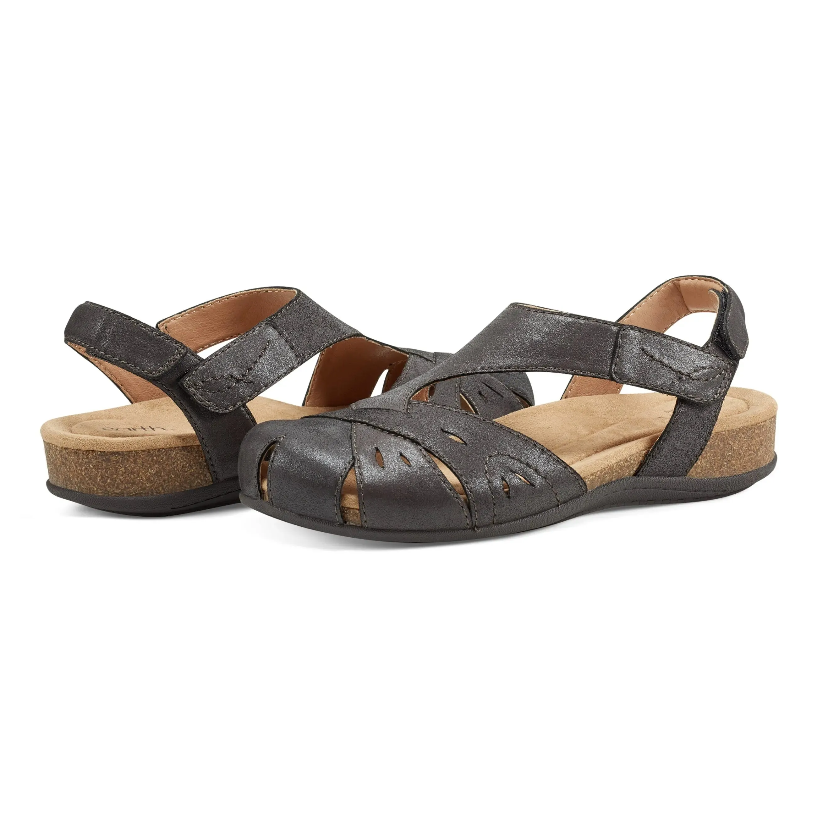 Birdine Bequeme Slip-On Sandalen mit Rundkappe