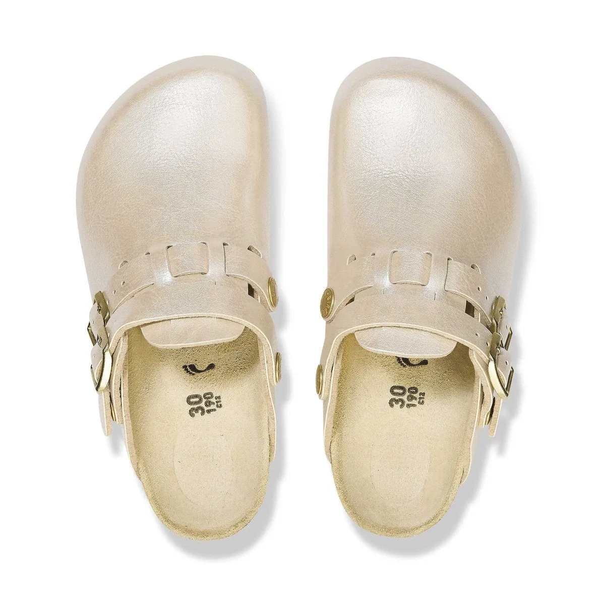 Birkenstock Mädchen Kay Perlenweiß (Größen 30-34)