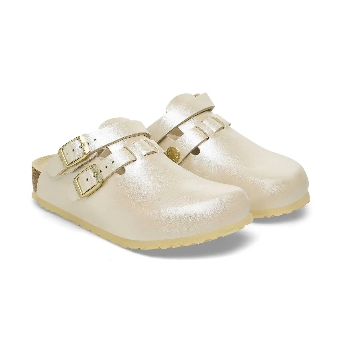 Birkenstock Mädchen Kay Perlenweiß (Größen 30-34)