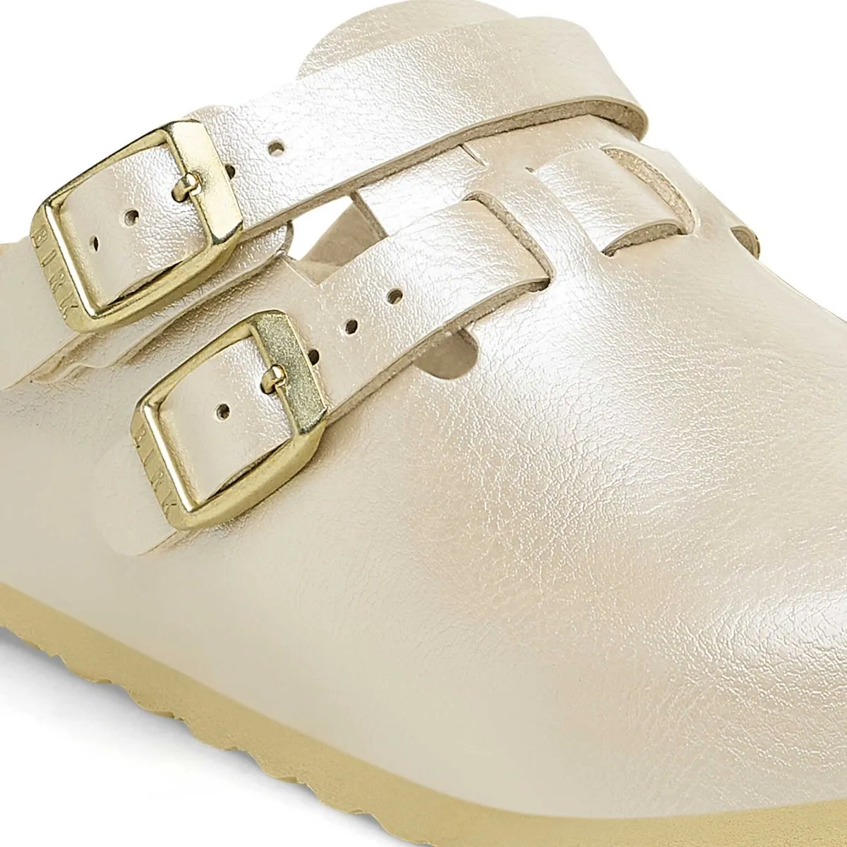 Birkenstock Mädchen Kay Perlenweiß (Größen 30-34)