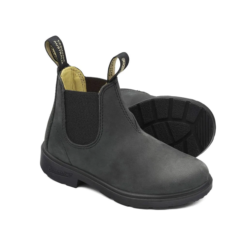 Blundstone Kids Rustic Schwarz
