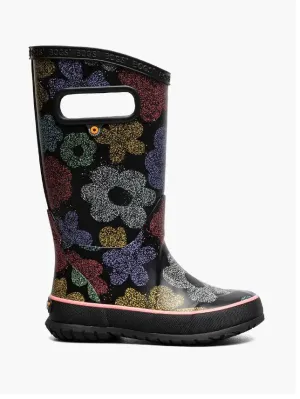 Bogs Yth Airbrush Blumen Regenstiefel